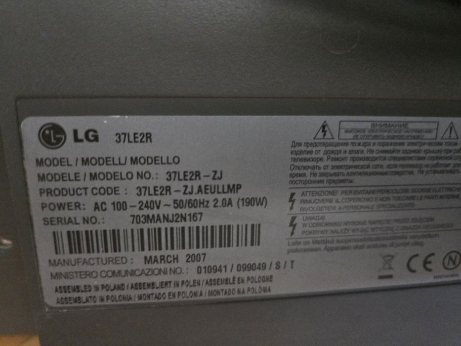 TV LG diagonala 90