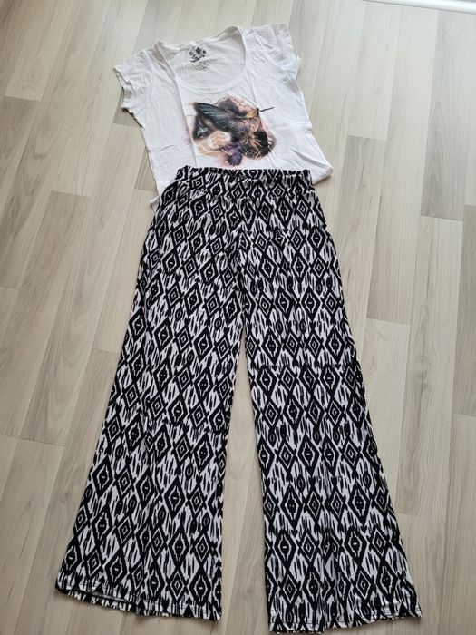 Pantaloni de vara +tricou marime M