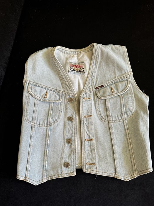 Дамски дънков елек