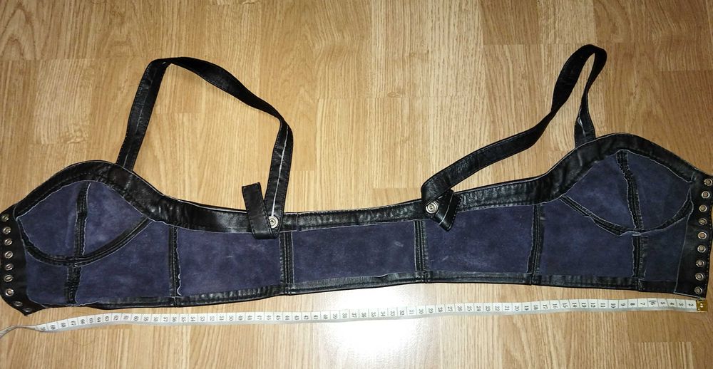 Кожено бюстие от ест. кожа 71 см