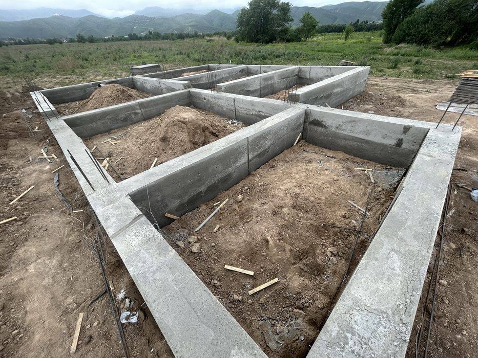 Заливка Фундамент