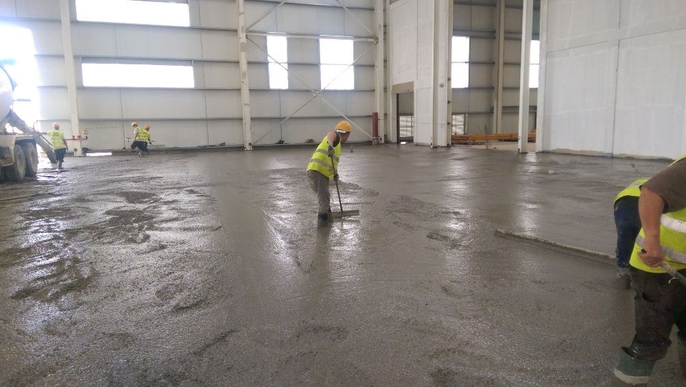 Turnari platforme beton finisat cu elicopterul.Beton elicopterizat.