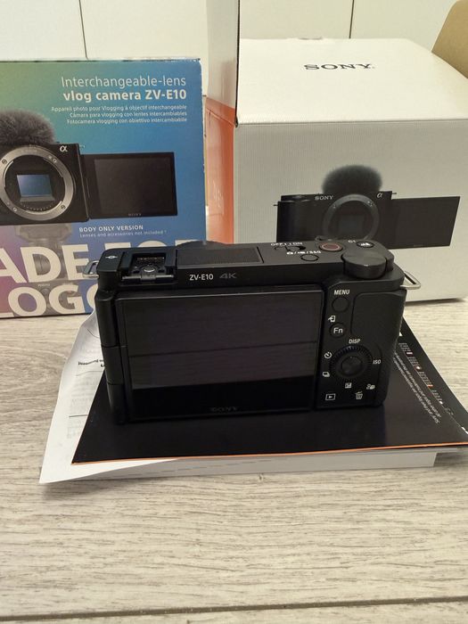 (OFERTA) Sony Alpha ZV-E10 - Body - 4K - Full Box