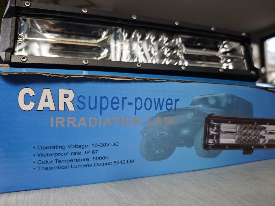LED bar 30см 180W Двуцветен с блиц