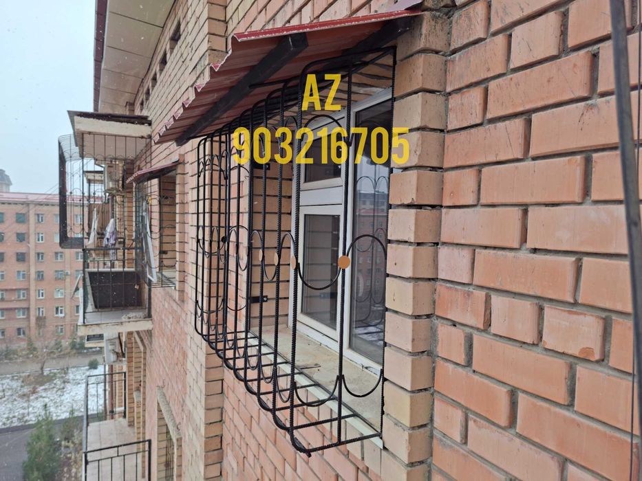РЕШЁТКИ НА ОKНА panjara temir oynaga навес ришотка ограда rewotka loft