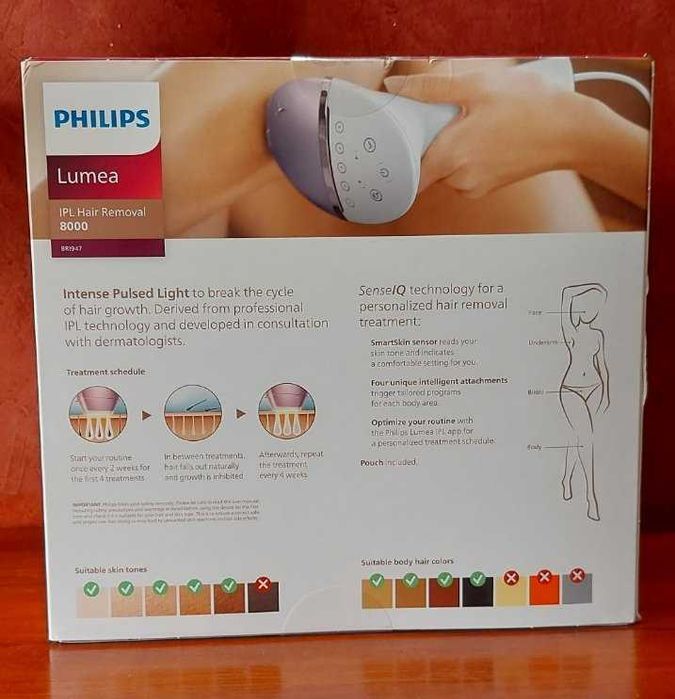 Продавам нов(неизползван) Фотоепилатор  Philips Lumea IPL BRI947/00