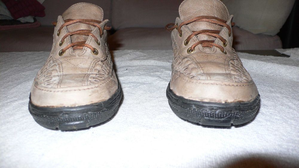 Летни обувки ECCO, Ест. Кожа, Мрежести, с чисто нови подметки. 44.