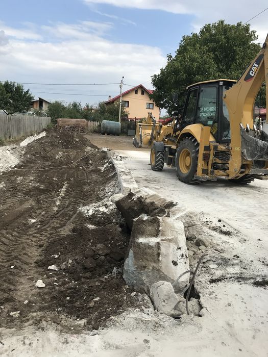 Inchiriem buldoexcavator si basculanta 8x4