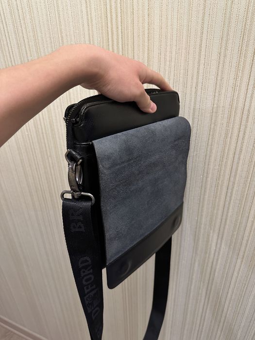 Кожанная сумка Bradford через плечо