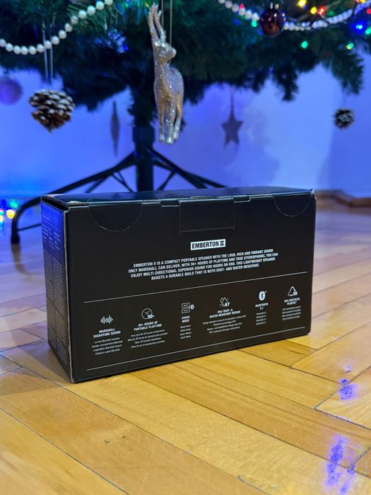 Boxa portabila MARSHALL Middleton, Bluetooth, IP67, Black & Brass