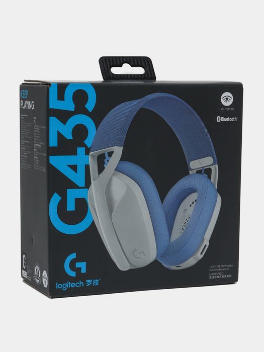 Logitech G435 легкие беспроводные игровые наушники.