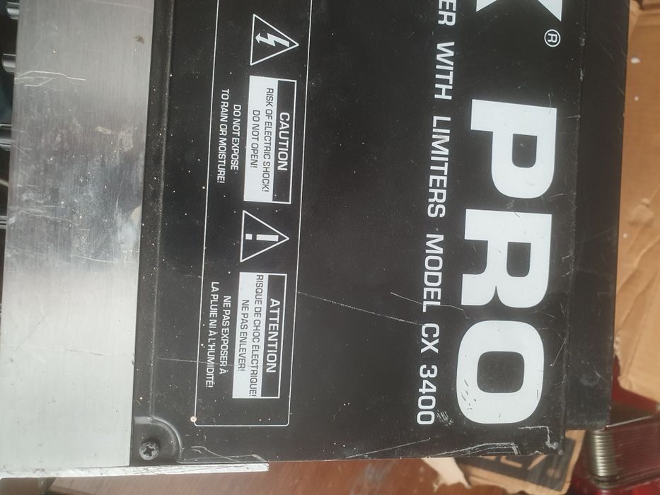 Amplificator putere crown xls 2000 crossover cx 3400