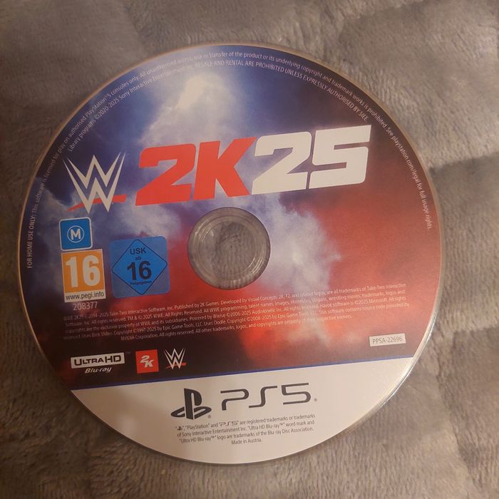 Игра за  PlayStation 5 WWE 2K25