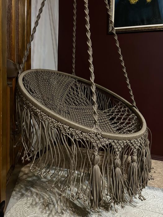 Подвесное кресло ручной работы