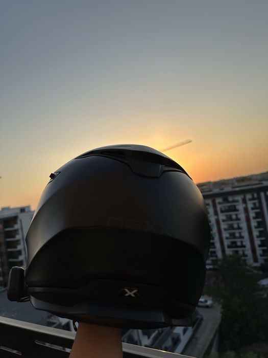 Casca motor NEXX si intercom Cardo Spirit HD