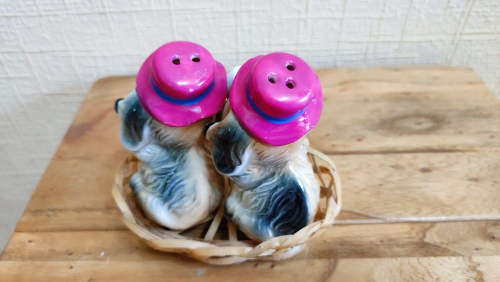 Солонка и перечница собачки.