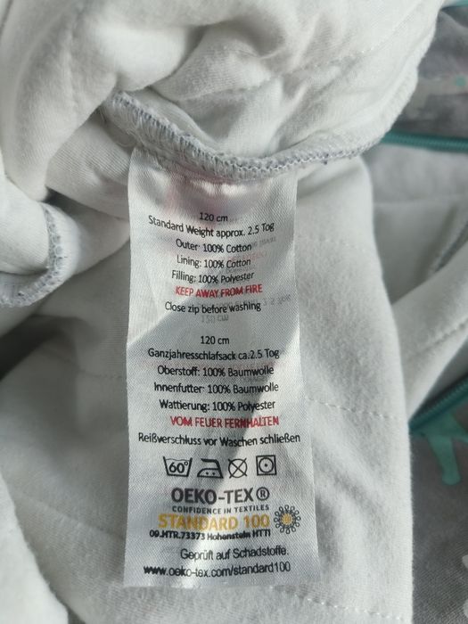 Sac de dormit cu piciorușe Slamberac, 2.5 tog, 120 cm