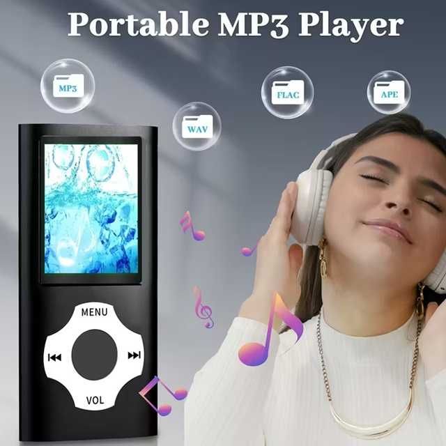 MP3/MP4 плейър с възпроизвеждане на видео, FM радио,USB, LED, SD карта