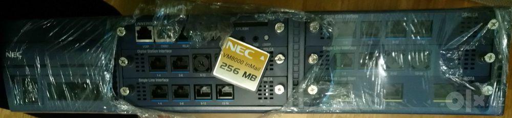 Для телефонии IP АТС NEC. Внутренних — 200, внешних — 48