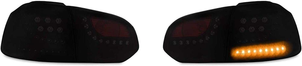 Stopuri LED-uri cu semnalizari dinamice - VW Golf 6 - Negru