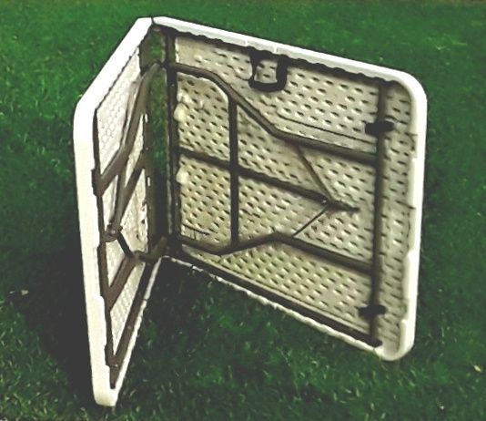 MASĂ PLIABILĂ Diplomat 180 x 75 x 74 Cm Albă Nouă - 250 Lei