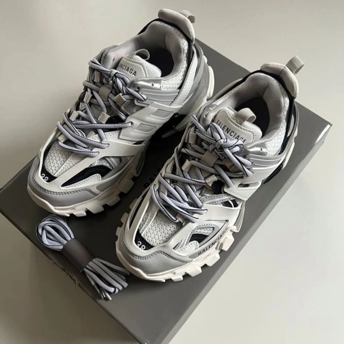 Balenciaga Track Sneaker "White/Grey/Silver"