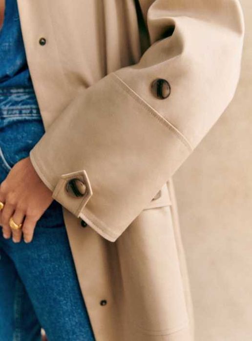 Sezane, Hugo Parka, цвят Sand, размер 34