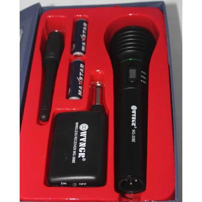 Професионален Безжичен микрофон WVNGR WG-308E, Wireless