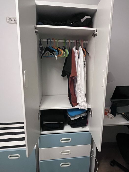 Vand set mobilier dulap+ lada depozitare pentru camera copii, Ikea