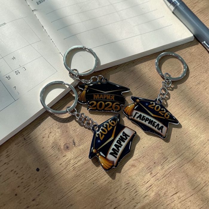 Персонализиран ключодържател за абитуриент