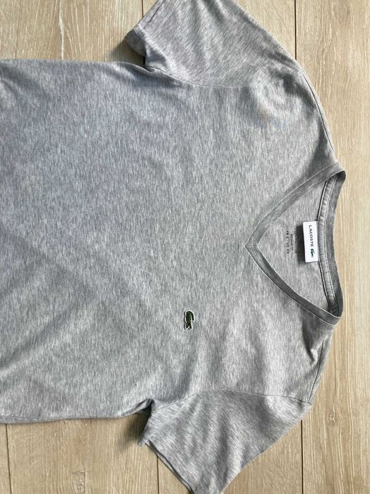 Lacoste PIMA COTTON мъжка сива тениска размер XS