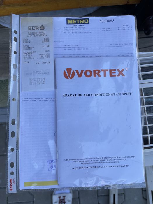 Aer Conditionat Vortex 12000 BTU Complet