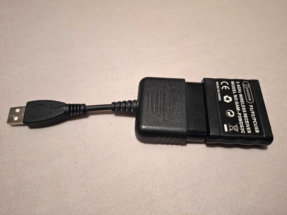 Receptor adaptor wireless complet Dragonplus PS2 / PS3 / PC Model SAM-P3WDS3C