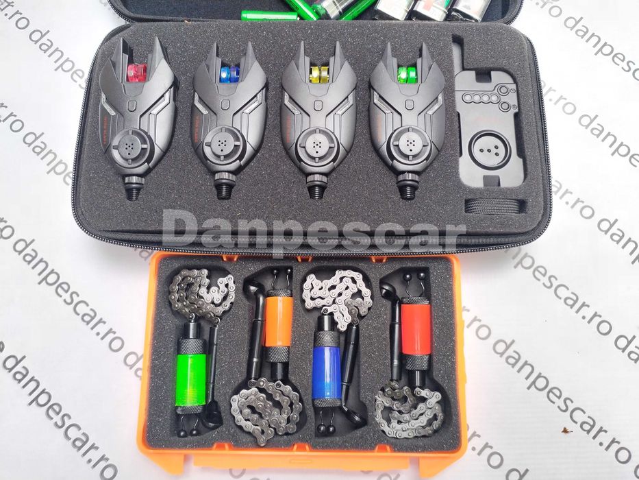 Set 4 Avertizori cu Statie Wind Blade F5-W SI 4 Hangere FL Jy-sw-25t