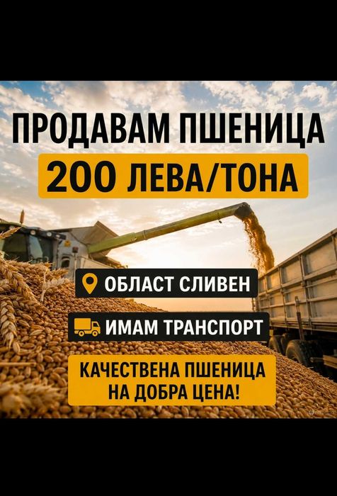Продавам пшеница