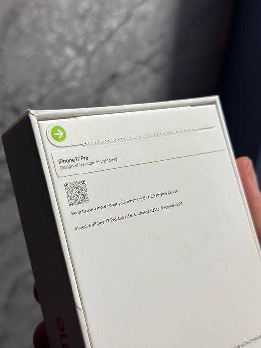 Iphone 17 pro 256 gb