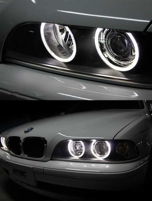 Комплект H8 40W LED Angel Eyes крушки за BMW - CANBUS, бяла светлина