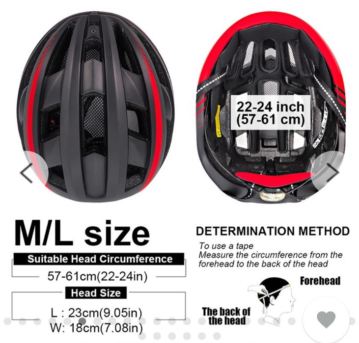 Casca bicicleta L Victgoal cu LED și aparatoare soare