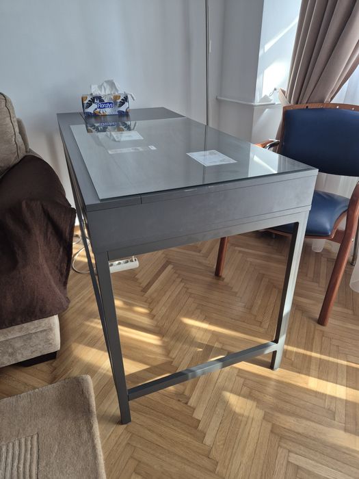 Birou Alex Ikea gri varianta mare stare foarte buna
