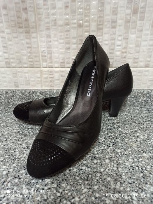 Туфли черные, р-р 38, новые