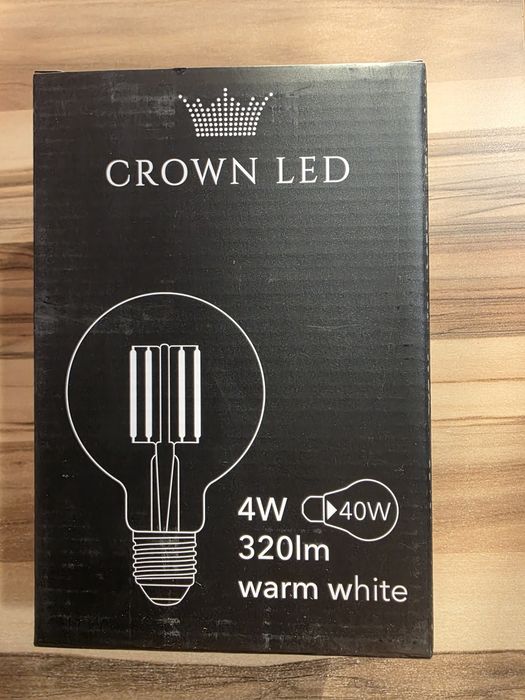 Bec crown led lumina calda