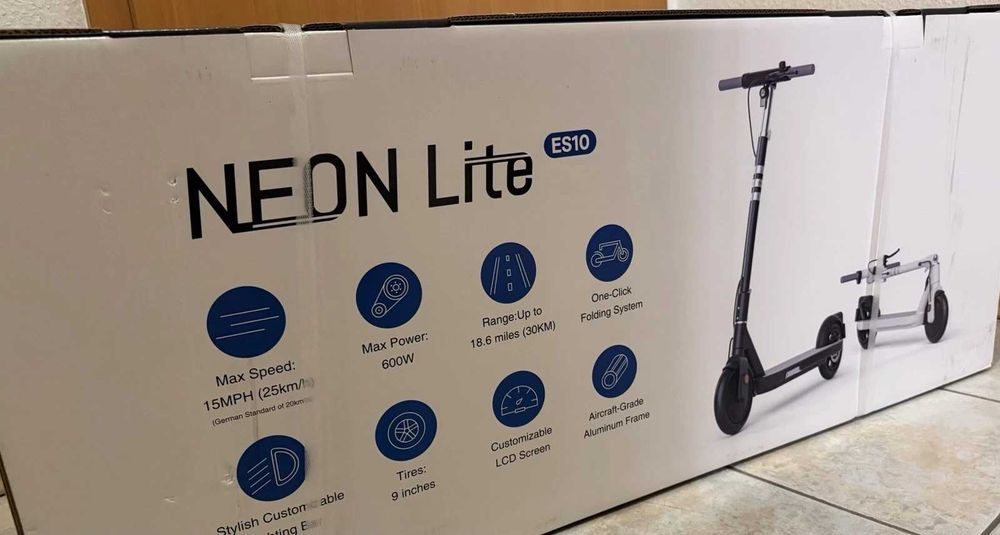 Trotineta electrica OKAI neon lite ES10 Black NOU sigilata