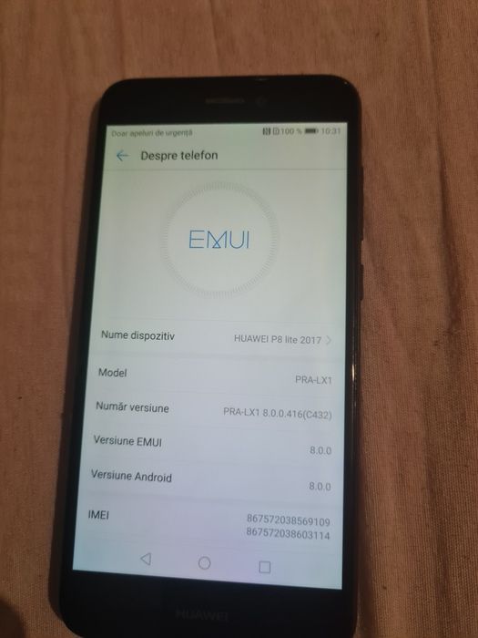 Vând huawei p8 lite 2017