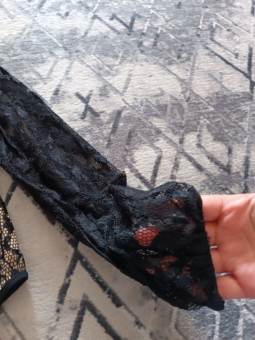 Боди размер М с прозрачни ръкави