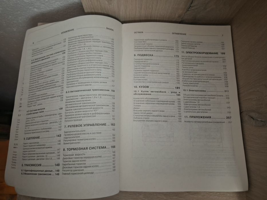 Ръководство за ремонт на Skoda Octavia 1