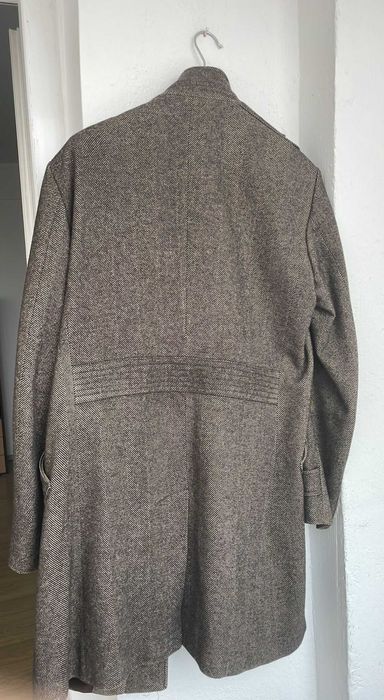 Palton Zara Man maro herringbone elegant M/L