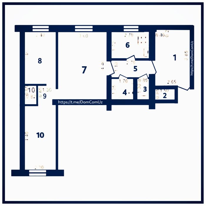 Метро Ташкент Мирабадский район Трёхкомнатная