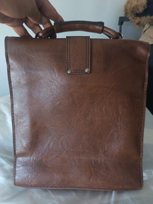 Geantă piele vintage
