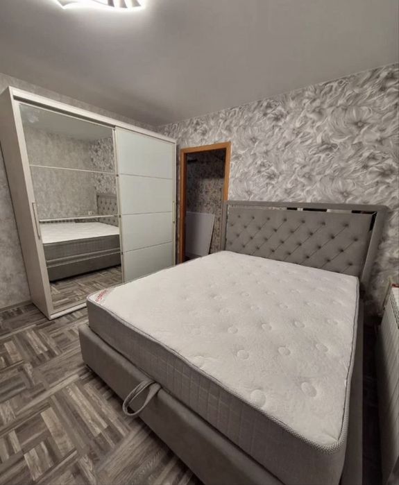 Кровать дауспальная с матрасом Аскона