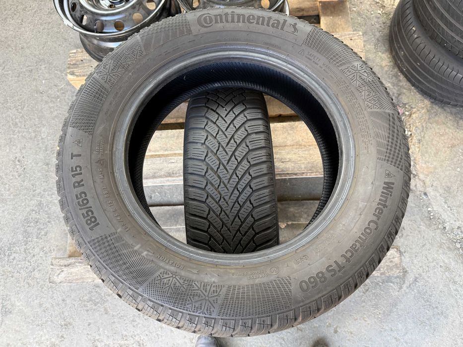 2x Anvelope Iarna 185/65 r15 M+S - Continental WinterContact TS860